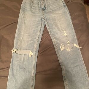 Abercrombie & Fitch Ankle Straight Jean Ultra High Rise Curve Love Size 26/2R